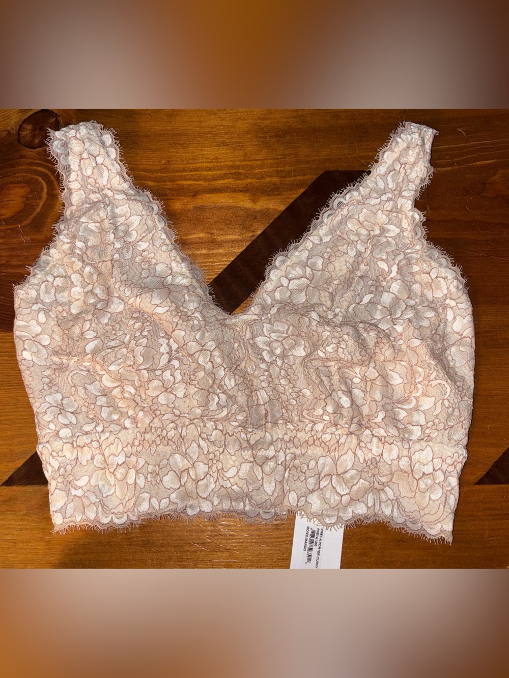 Cosabella Pret-A-Porter Curvy Longline Bralette in Moon Ivory Size L & XL NWT